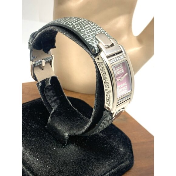 Audemars Piguet Women's Watch E86608 Promesse Diamond Mother of Pearl 18K Tank - Picture 14 of 14